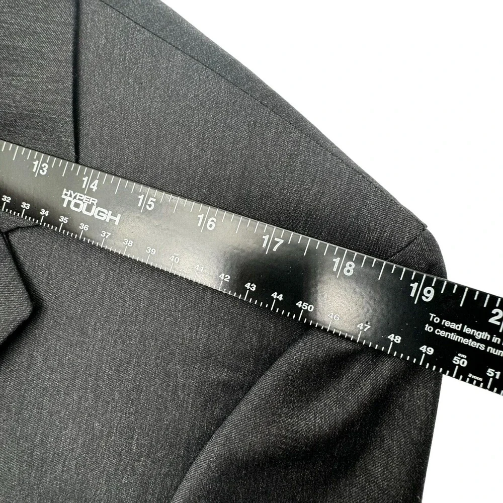 JOS A BANK Men's 43R Charcoal Gray Wool Blazer Suit Jacket Sport Coat‎ Signature